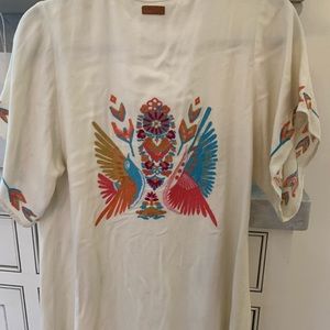 Girls Embroidered Kimono